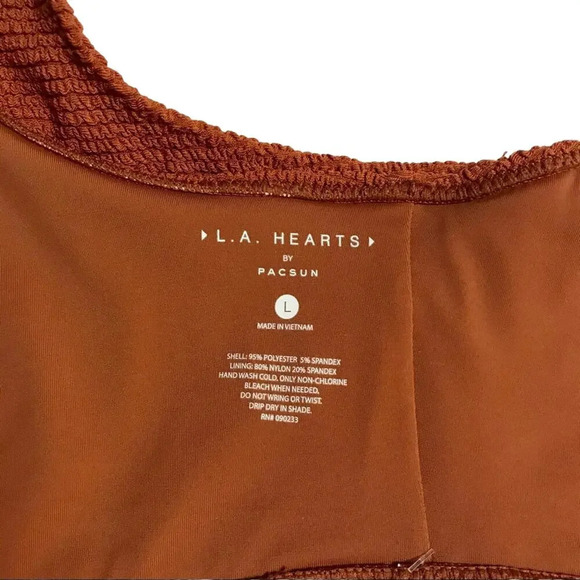 LA Hearts by PacSun NWOT Swim Top Women L - Picture 4 of 5